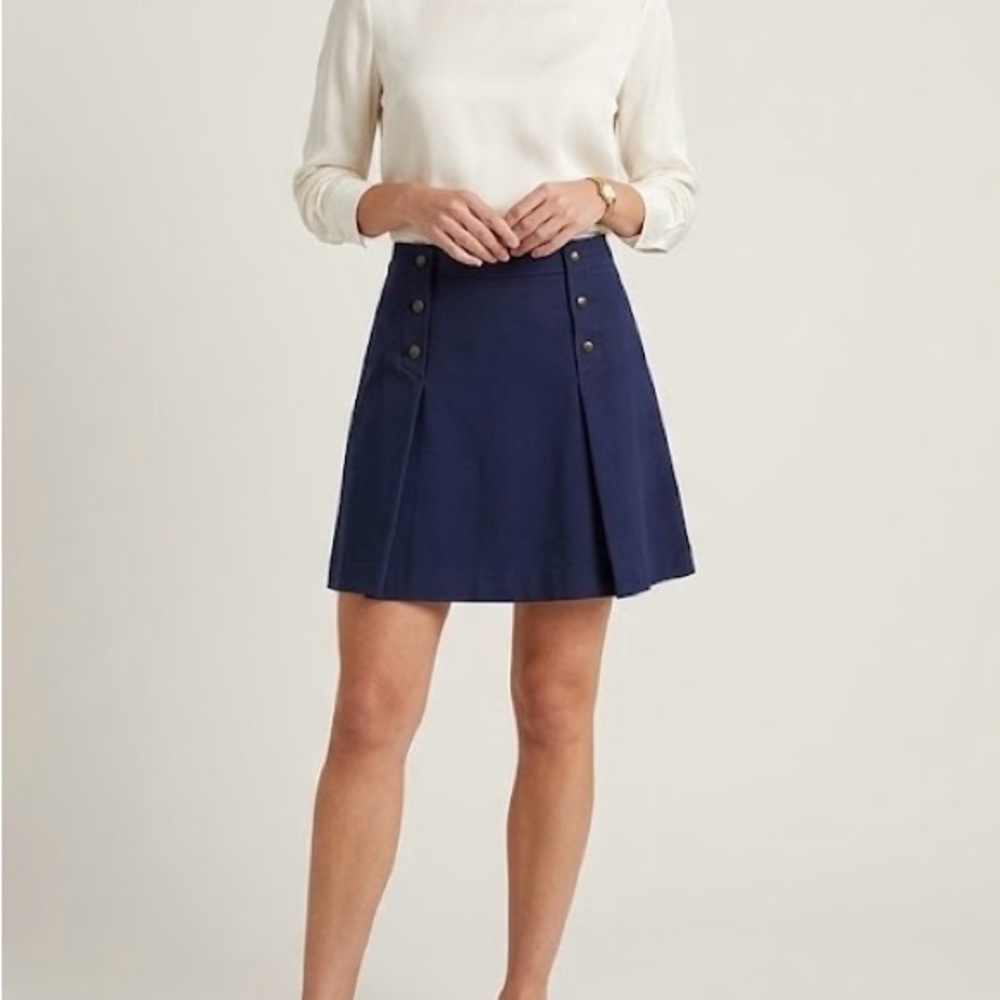Banana Republic Skirt Navy Blue
